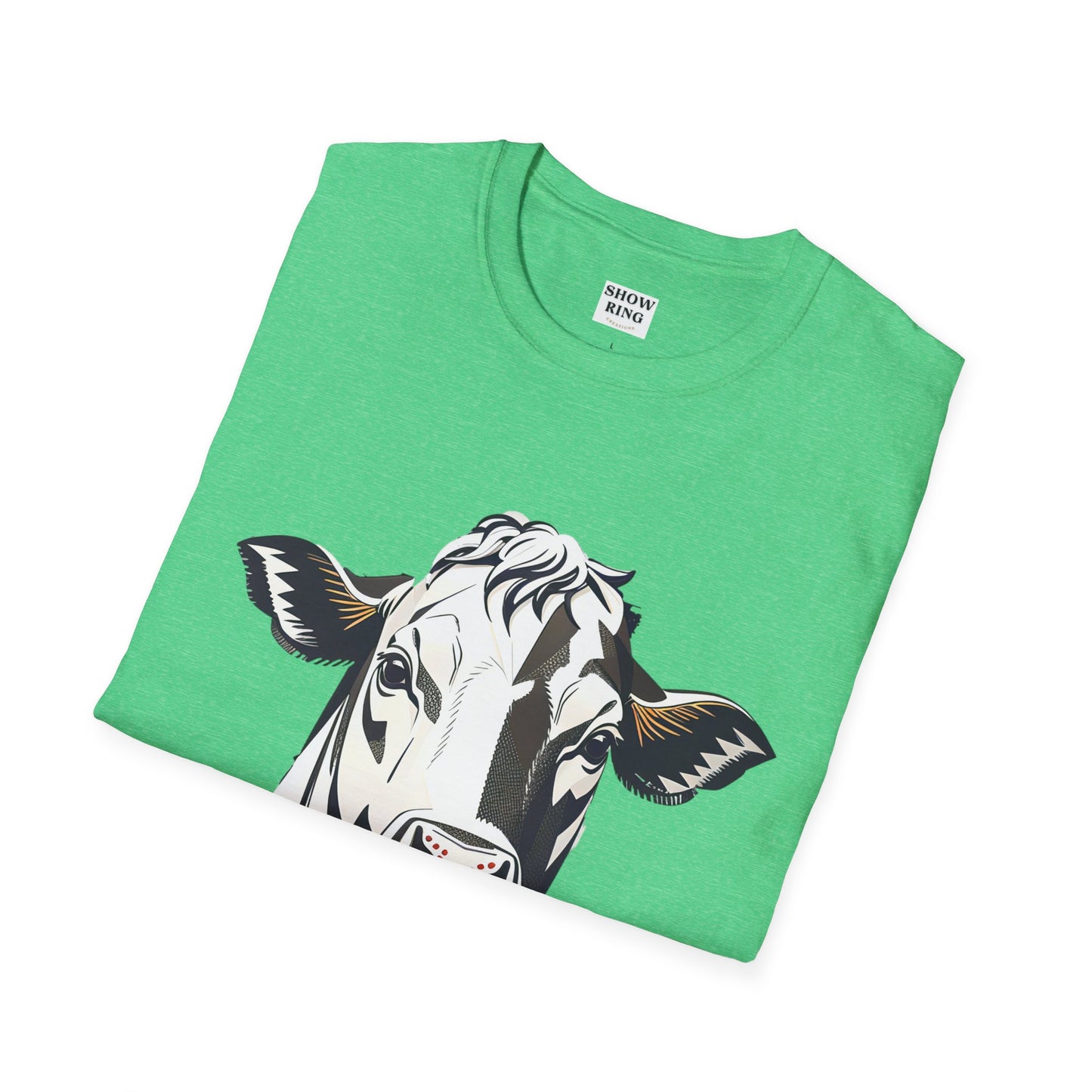 4-H and FFA Heifer Show Shirt - Unisex Softstyle T-Shirt for All Ages