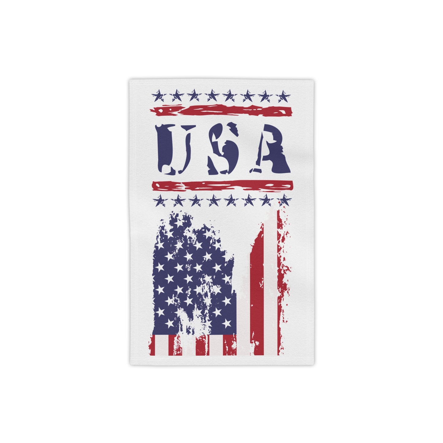 Patriotic USA Hand Towels, 18" x 27", Golf and Summer Accessories, Poolside Towels, Gift for Independence Day, Travel Towels, American Flag Design