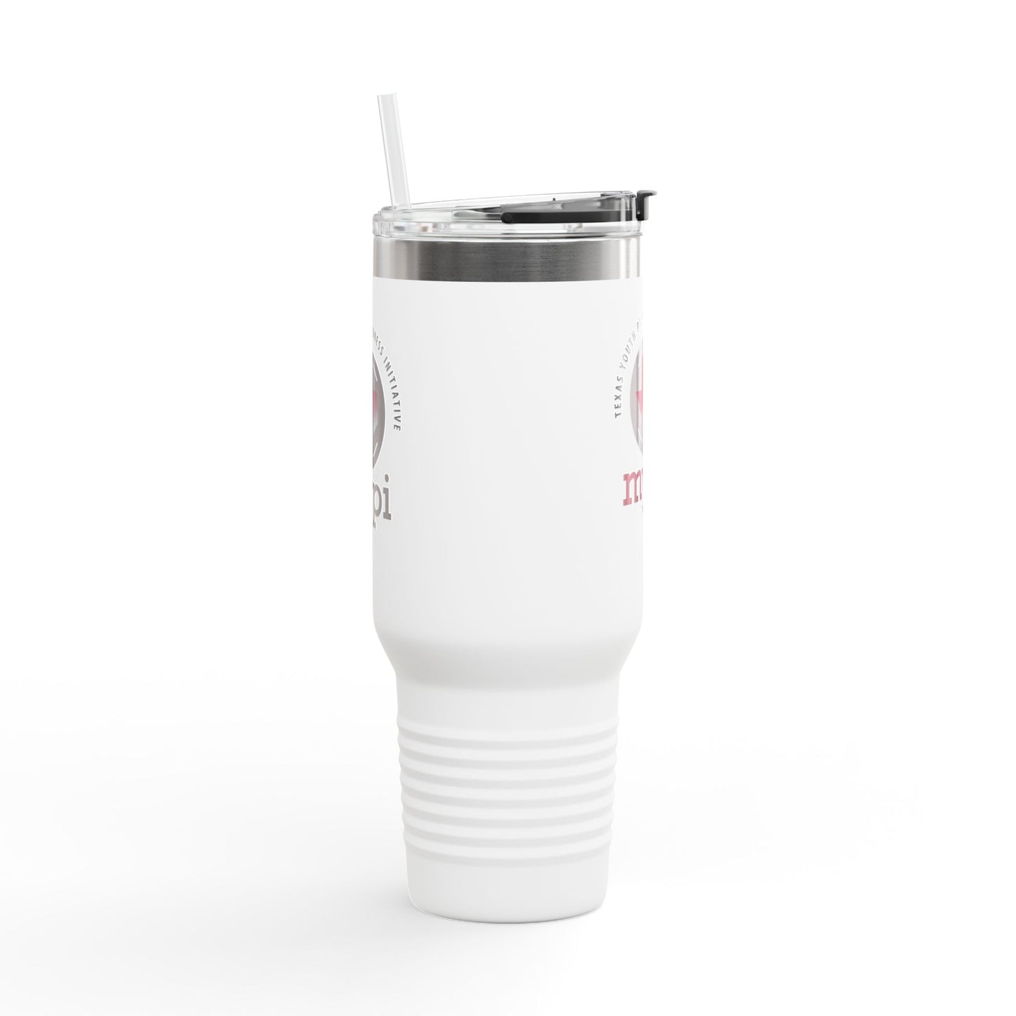 Texas Youth Preparedness Initiative - My PI: 40oz Insulated Travel Mug with Custom Design - For Coffee Lovers, Road Trips, Gifts