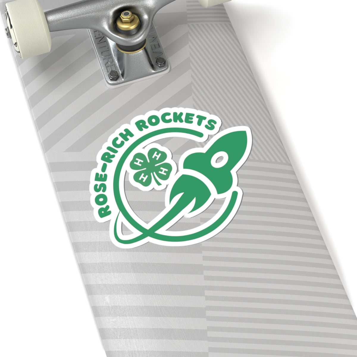 Rose-Rich 4-H Rocketry Club Stickers, Fun Laptop Decals, Outdoor Stickers, Party Favors, Eco-Friendly Stationery