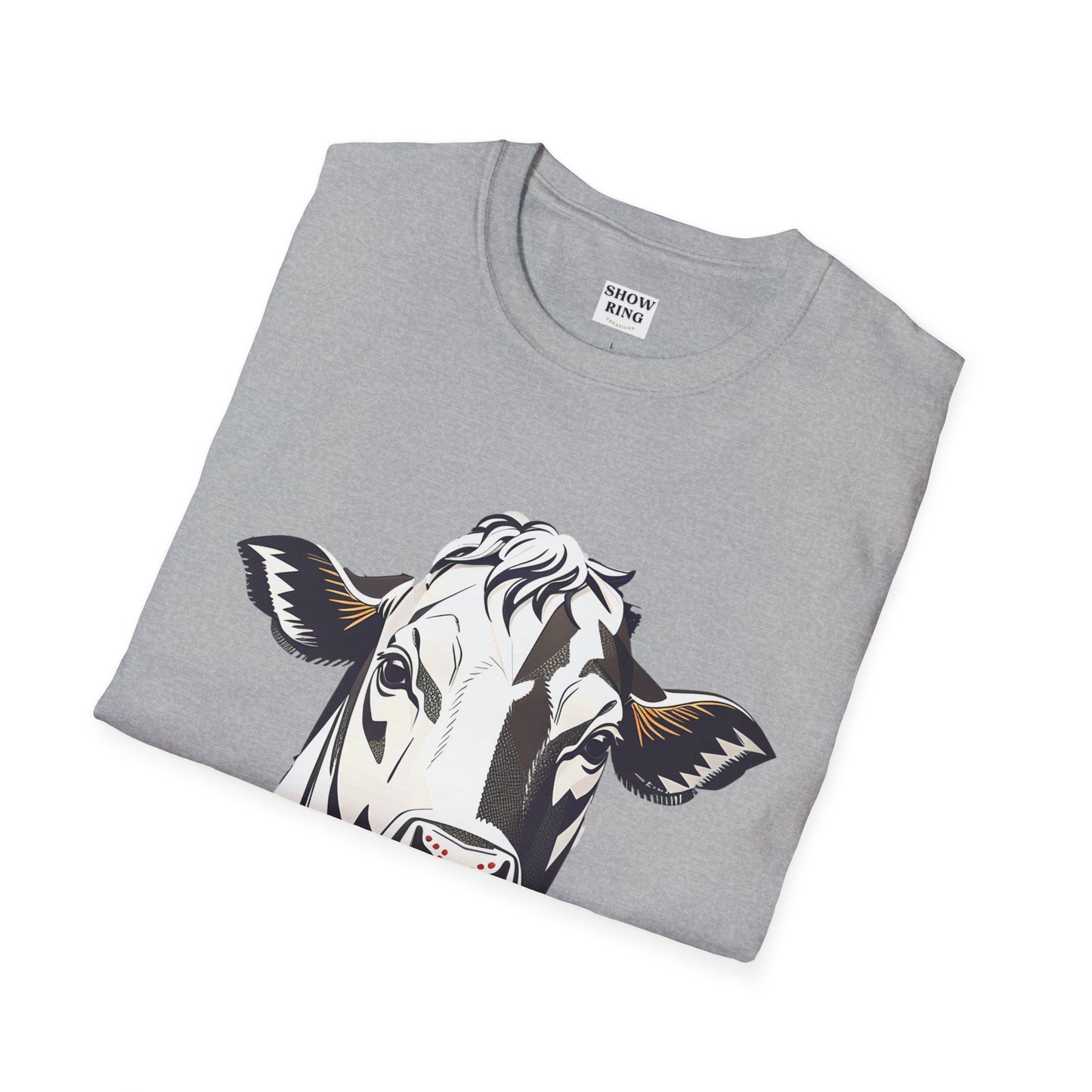 4-H and FFA Heifer Show Shirt - Unisex Softstyle T-Shirt for All Ages