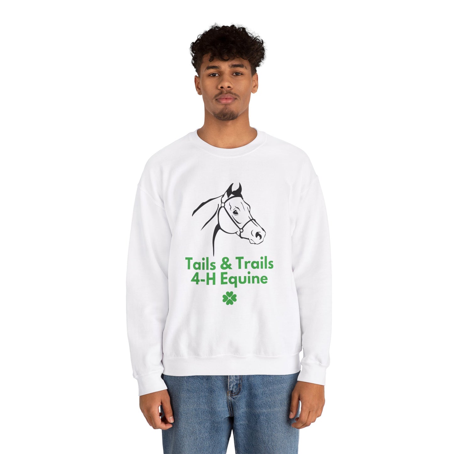 Unisex Crewneck Sweatshirt: Tails & Trails 4-H Equine