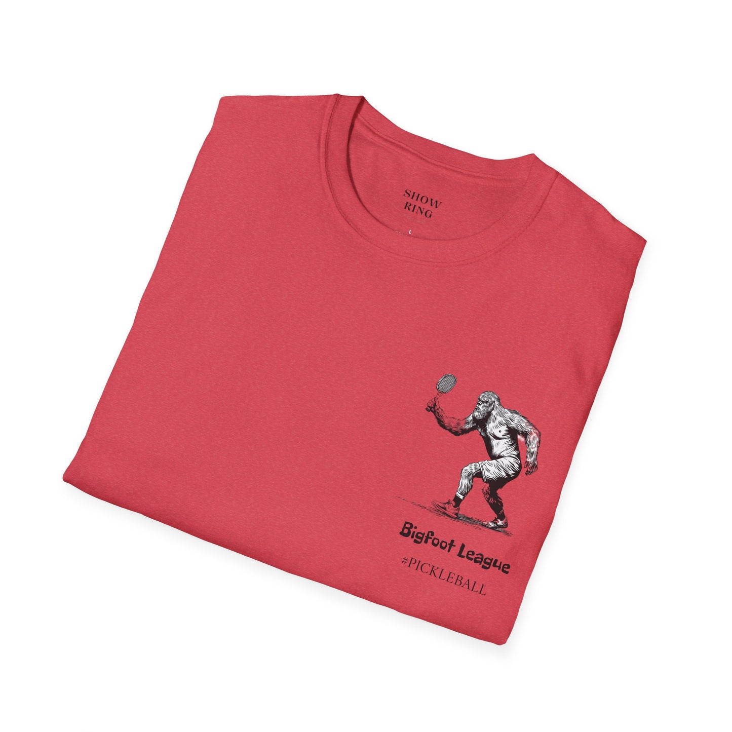 Pickleball Bigfoot League - Unisex Soft style T-Shirt for Men and Women
