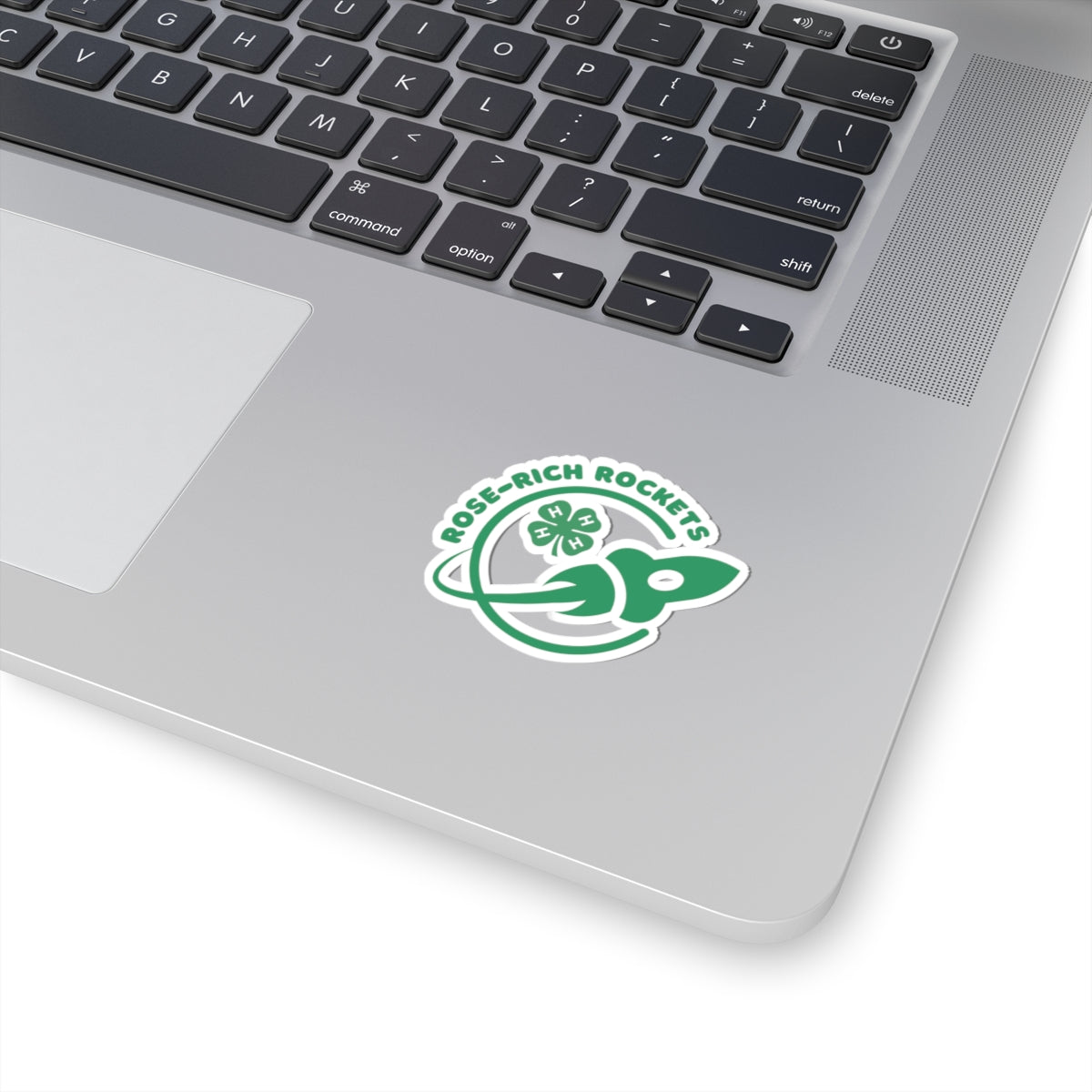 Rose-Rich 4-H Rocketry Club Stickers, Fun Laptop Decals, Outdoor Stickers, Party Favors, Eco-Friendly Stationery
