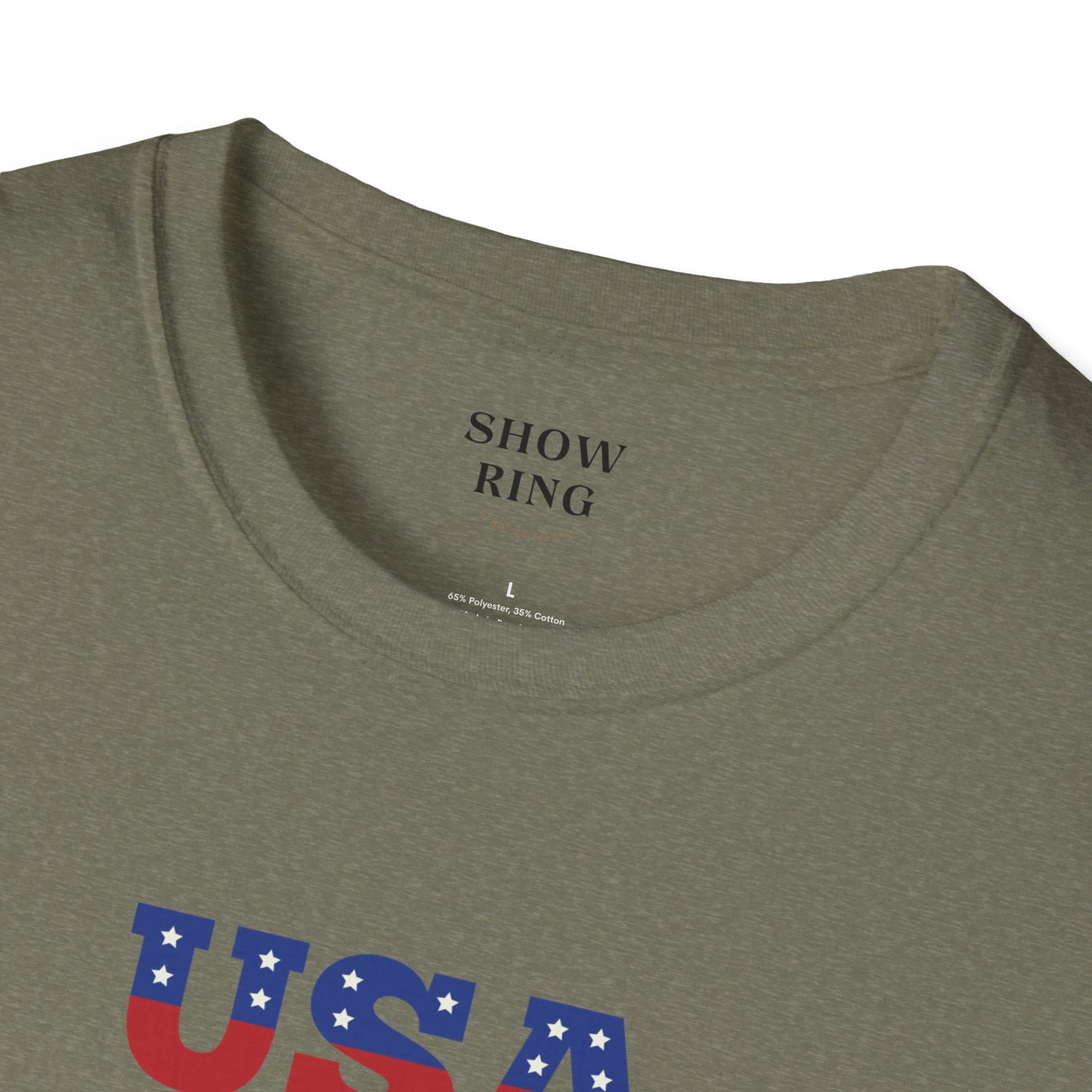 USA Land of the Free Because of the Brave T-Shirt, 4th of July Tee, Patriotic Unisex Shirt, Military Tribute Apparel, Independence Day Fashion
