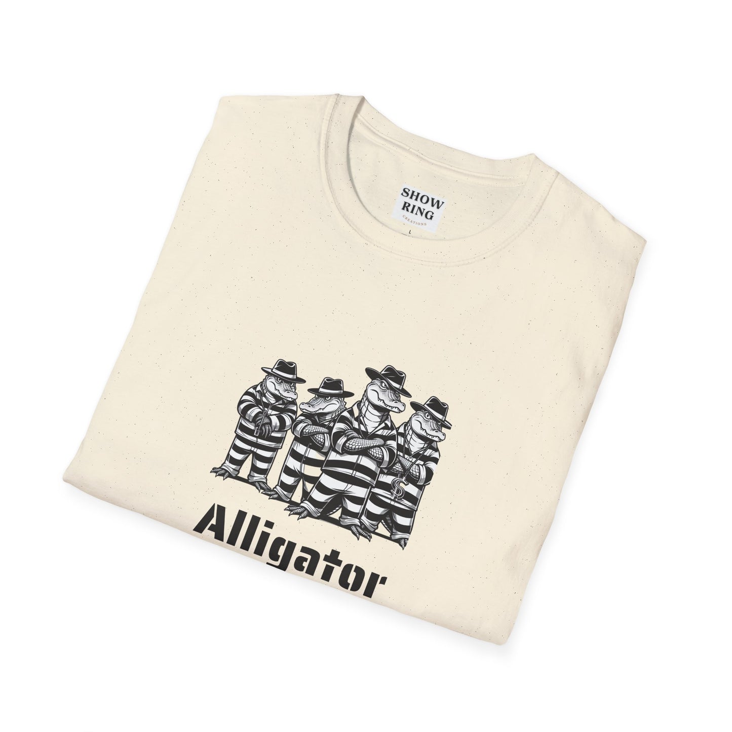 Alligator Alcatraz Swamp Time is Hard Time, Softstyle Shirt For Men, Women, Unisex, Short Sleeve, Motorcycle Riders