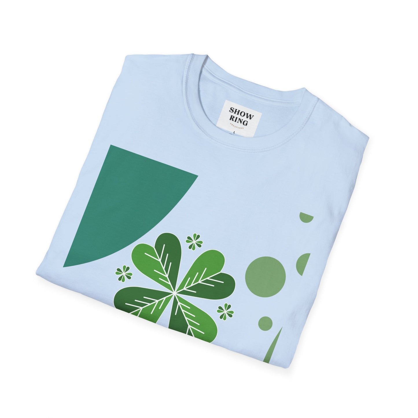 4-H For Life Fun Geometric Shapes: Unisex Softstyle T-Shirt for Men, Women, Youth