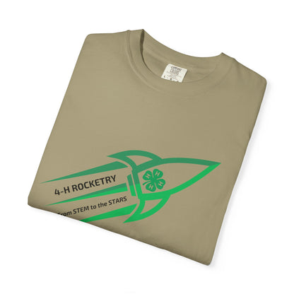 Adult, Rocket-Themed Unisex T-Shirt | From Stem to the Stars, 4-H Rocketry Shirt