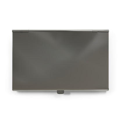 4-H STEM & Rocketry Themed Business Card Holder for Professionals, Customizable Metal Case, Perfect Gift for 4-H STEM Teams