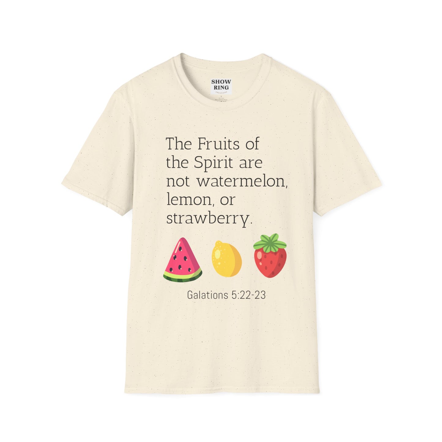 Fruits of the Spirit - Christian Tee - Unisex Softstyle T-Shirt for Men, Women & Children