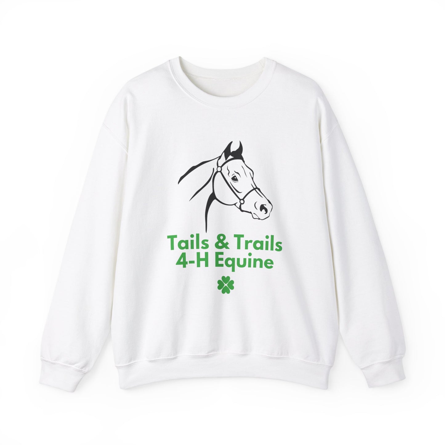 Unisex Crewneck Sweatshirt:  Tails & Trails 4-H Equine