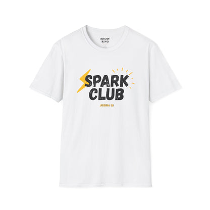 Spark Club Unisex ADULT T-Shirt – Faith-Inspired Casual Wear, Comfortable Everyday Tee, Christian Gift for Friends, Birthday Celebration Shirt