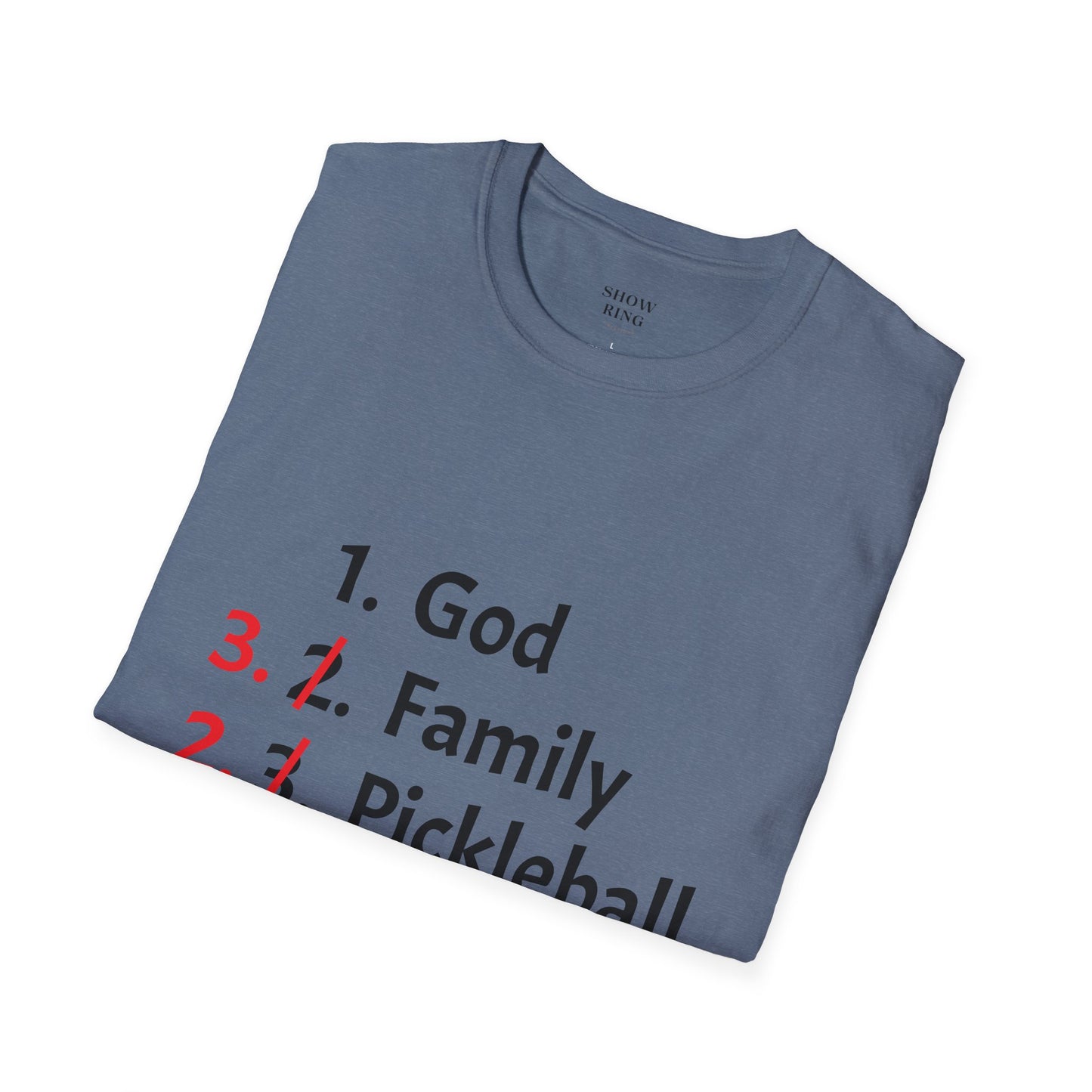 Pickleball Priority, Unisex Soft Style T-Shirt, for Men and Women