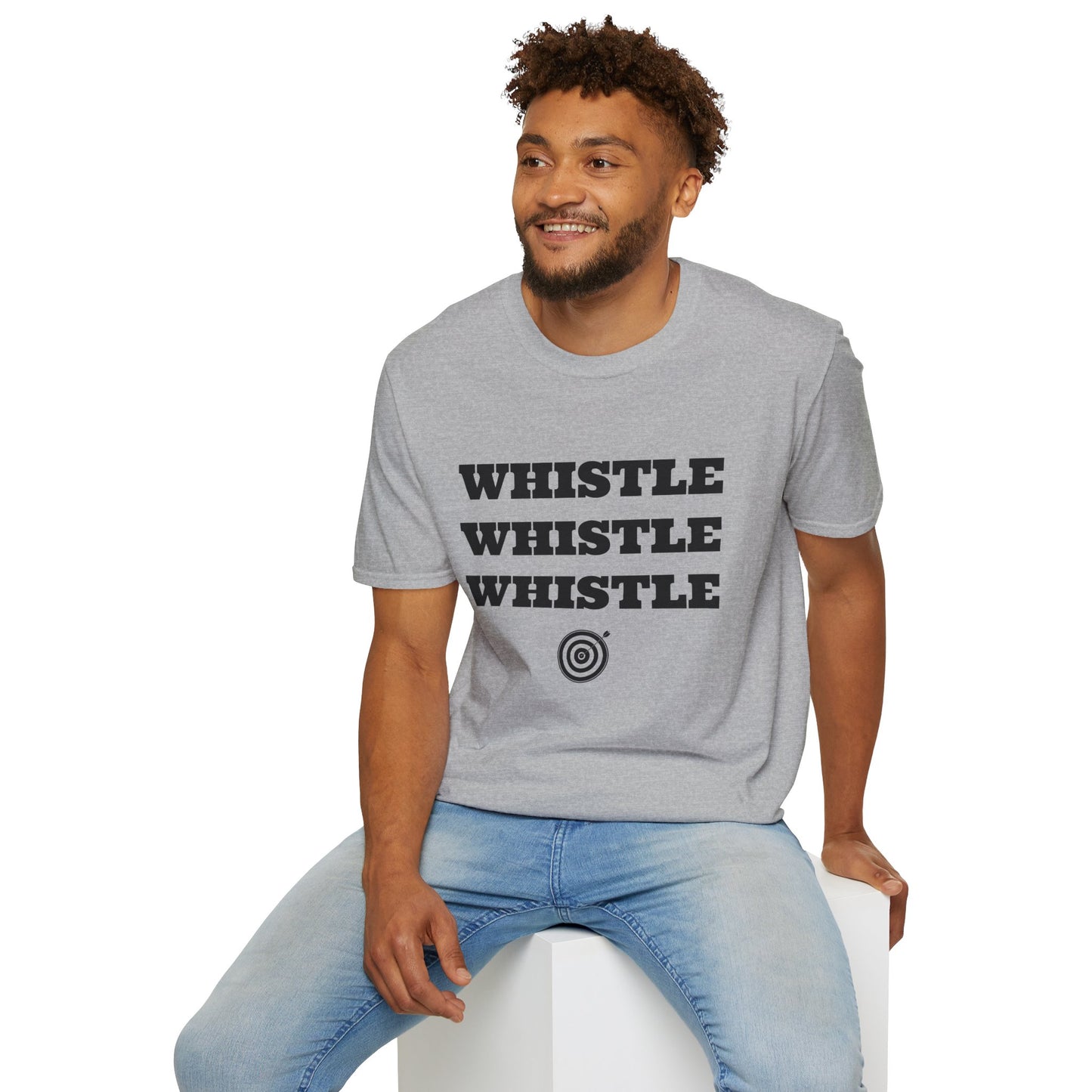 Archers Know:  Whistle, Whistle, Whistle - Unisex Softstyle T-Shirt for Men, Women & Kids