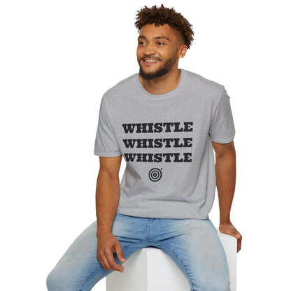 Archers Know:  Whistle, Whistle, Whistle - Unisex Softstyle T-Shirt for Men, Women & Kids