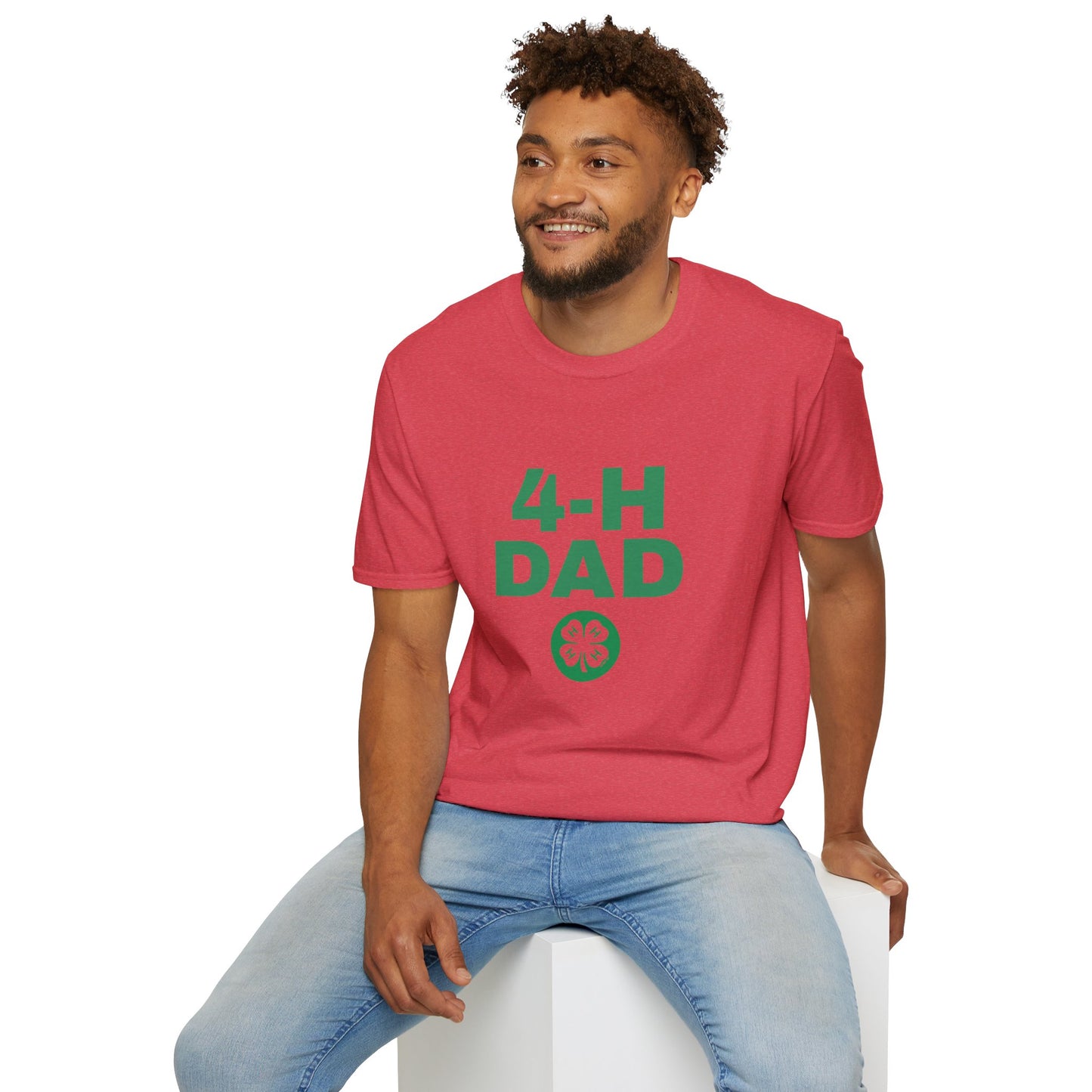 4-H Dad's Shirt - Unisex Softstyle T-Shirt