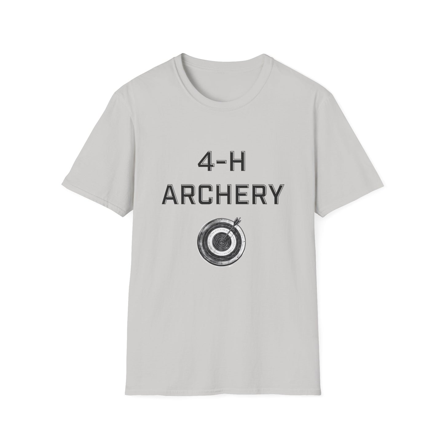 4-H Archery T-Shirt, Unisex Softstyle T-Shirt, For Men, Women, Kids, Archers, Coaches, and 4-H Volunteers