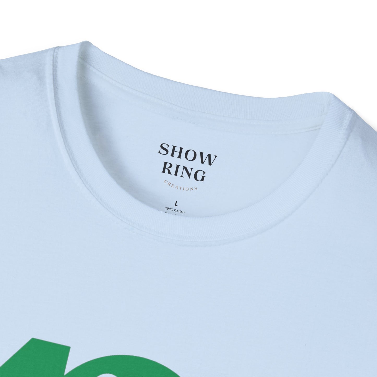 4-H Mom's Shirt with Circle 4-H Logo - Unisex Softstyle T-Shirt for Women