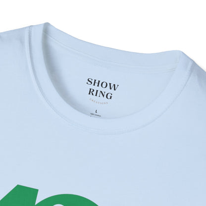 4-H Mom's Shirt with Circle 4-H Logo - Unisex Softstyle T-Shirt for Women