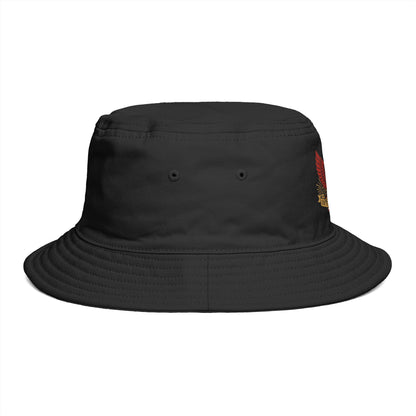 America's 250th Anniversary Bucket Hat | Patriotic Eagle Crest USA 1776–2026 Dark Vintage