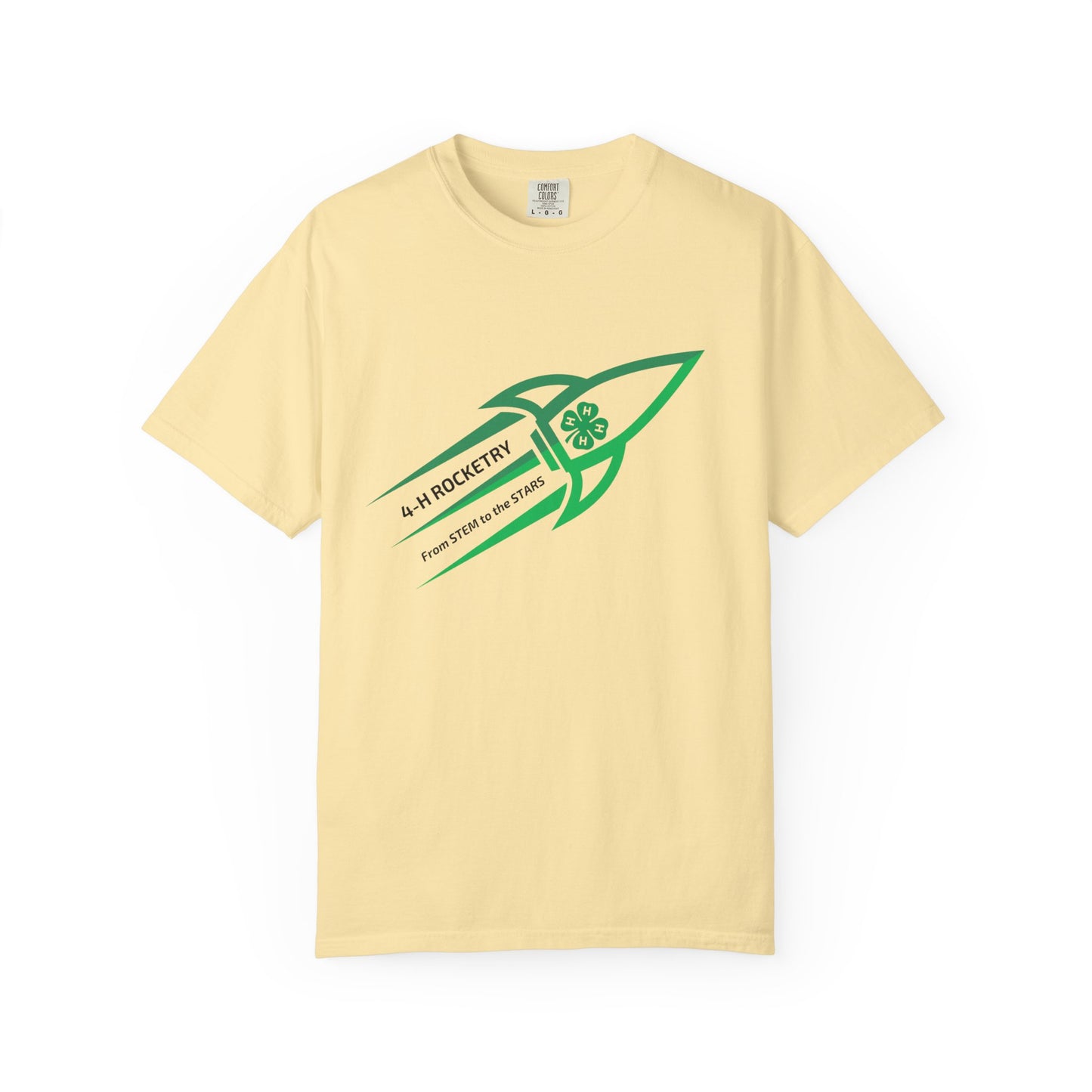 Adult, Rocket-Themed Unisex T-Shirt | From Stem to the Stars, 4-H Rocketry Shirt