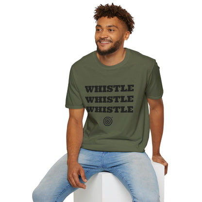 Archers Know:  Whistle, Whistle, Whistle - Unisex Softstyle T-Shirt for Men, Women & Kids