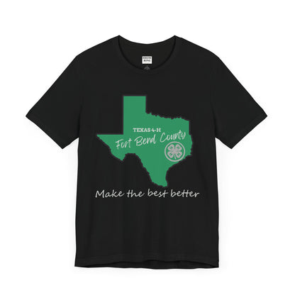 Fort Bend County 4-H Tee - Texas Pride Shirt, 4-H Apparel, Casual Everyday Wear, Fort Bend County 4-H