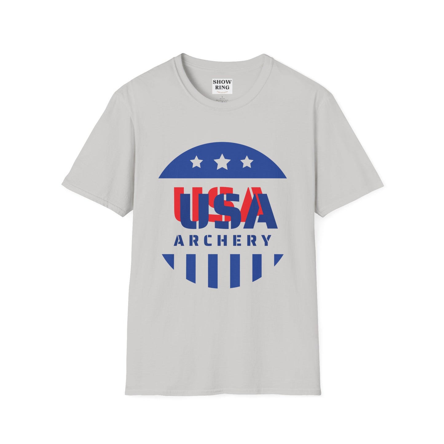 USA Archery Tee: Unisex Softstyle T-Shirt for Men, Women and Kids