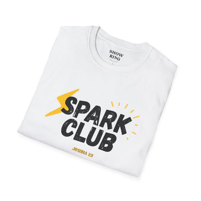 Spark Club Unisex ADULT T-Shirt – Faith-Inspired Casual Wear, Comfortable Everyday Tee, Christian Gift for Friends, Birthday Celebration Shirt