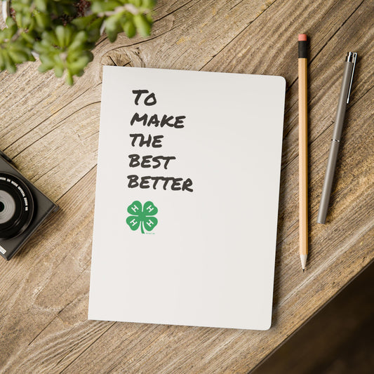 4-H To make the best better - Softcover Journal