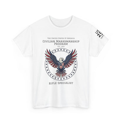 Civilian Marksmanship Program Eagle Tee — Rifle Specialist - Patriotic T-Shirt