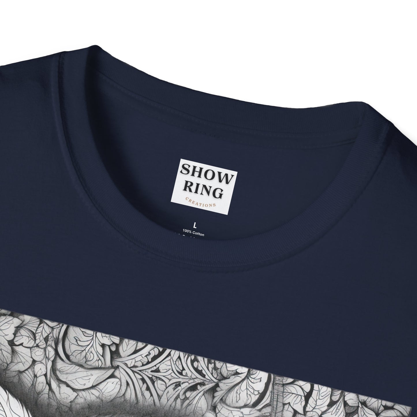 Adult Coloring Shirt Featuring Adorable Pig for 4-H and FFA - Unisex Softstyle T-Shirt for All Ages