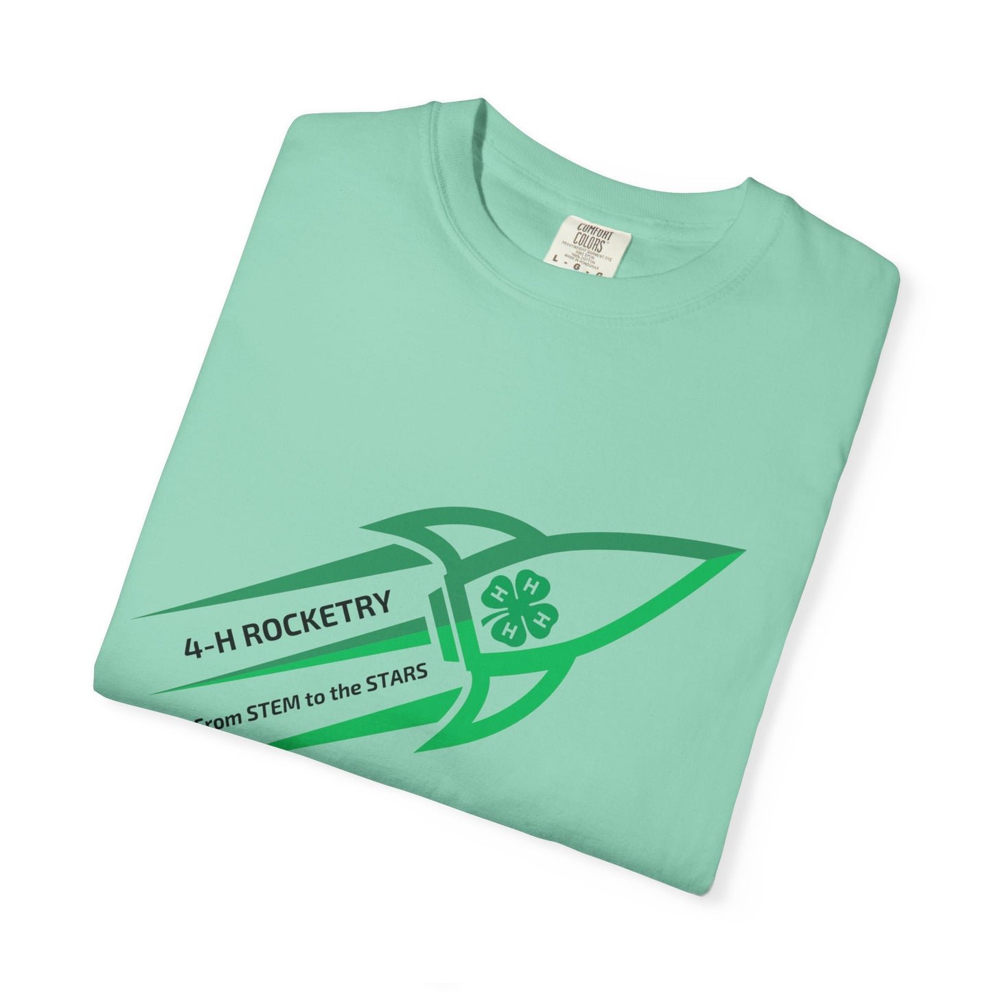 Adult, Rocket-Themed Unisex T-Shirt | From Stem to the Stars, 4-H Rocketry Shirt