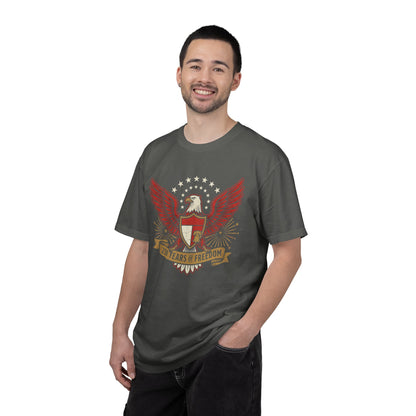 Eagle Crest '250 Years of Freedom'  | Patriotic Eagle USA 1776–2026 Dark Vintage T-Shirt