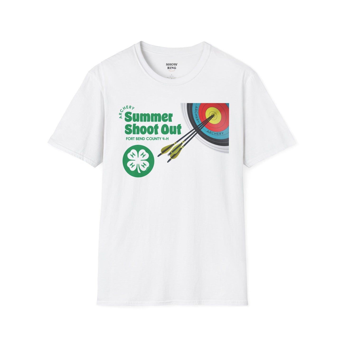 Archery Summer Shoot Out Commemorative Tee, Unisex Softstyle T-Shirt for Men, Women and Kids