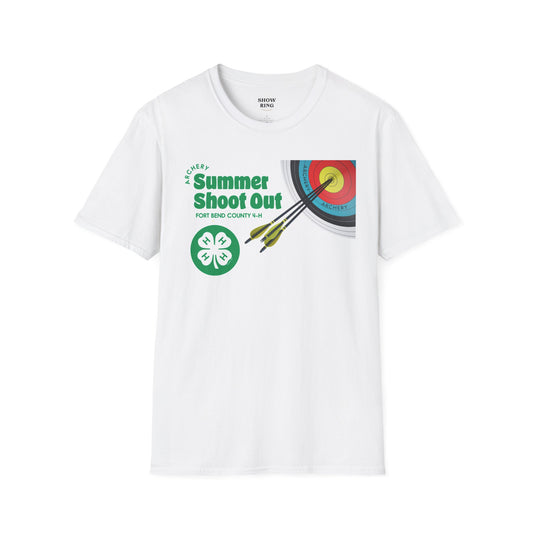 Archery Summer Shoot Out Commemorative Tee, Unisex Softstyle T-Shirt for Men, Women and Kids