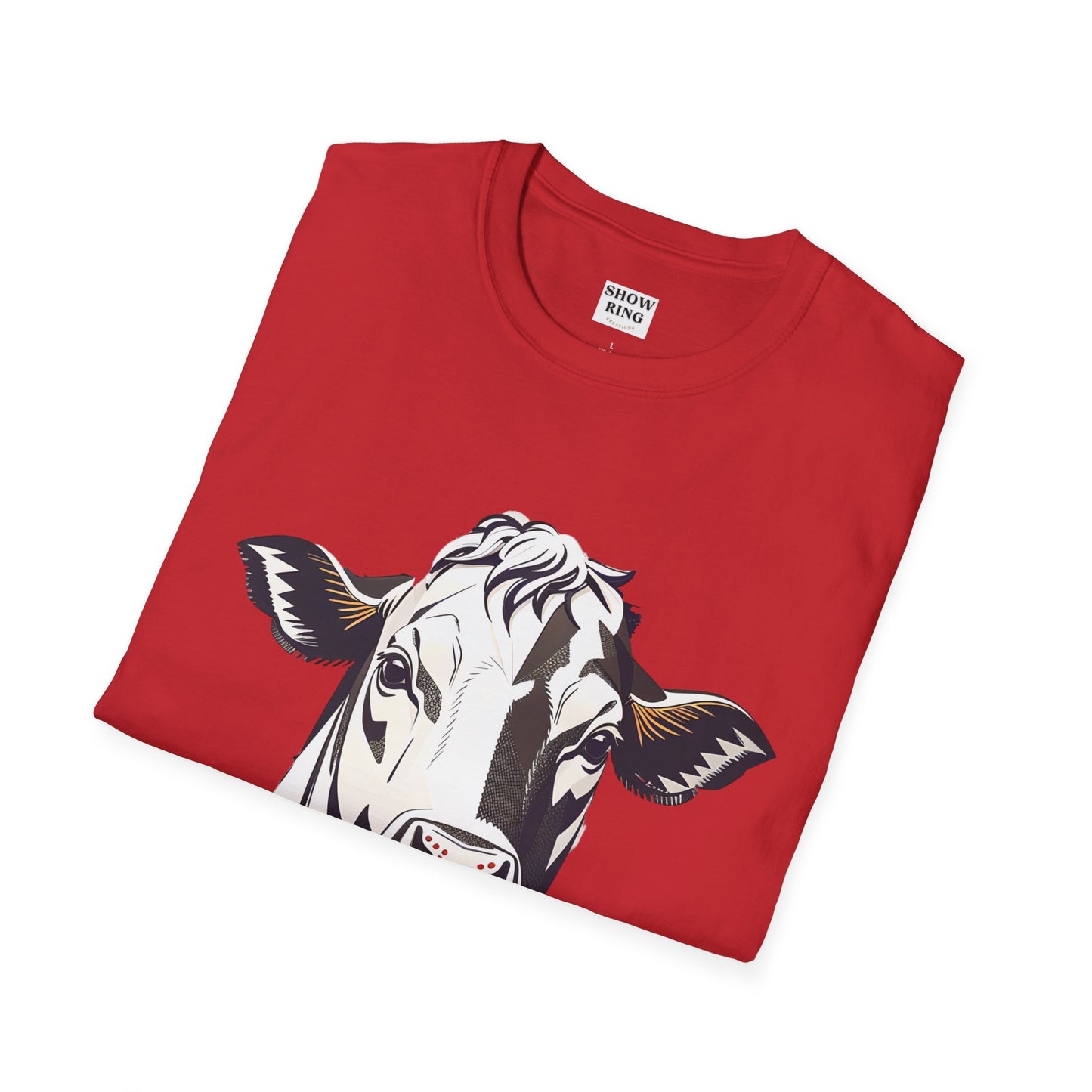 4-H and FFA Heifer Show Shirt - Unisex Softstyle T-Shirt for All Ages