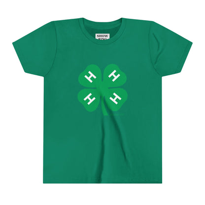 Youth Short Sleeve Tee With 4-H Logo