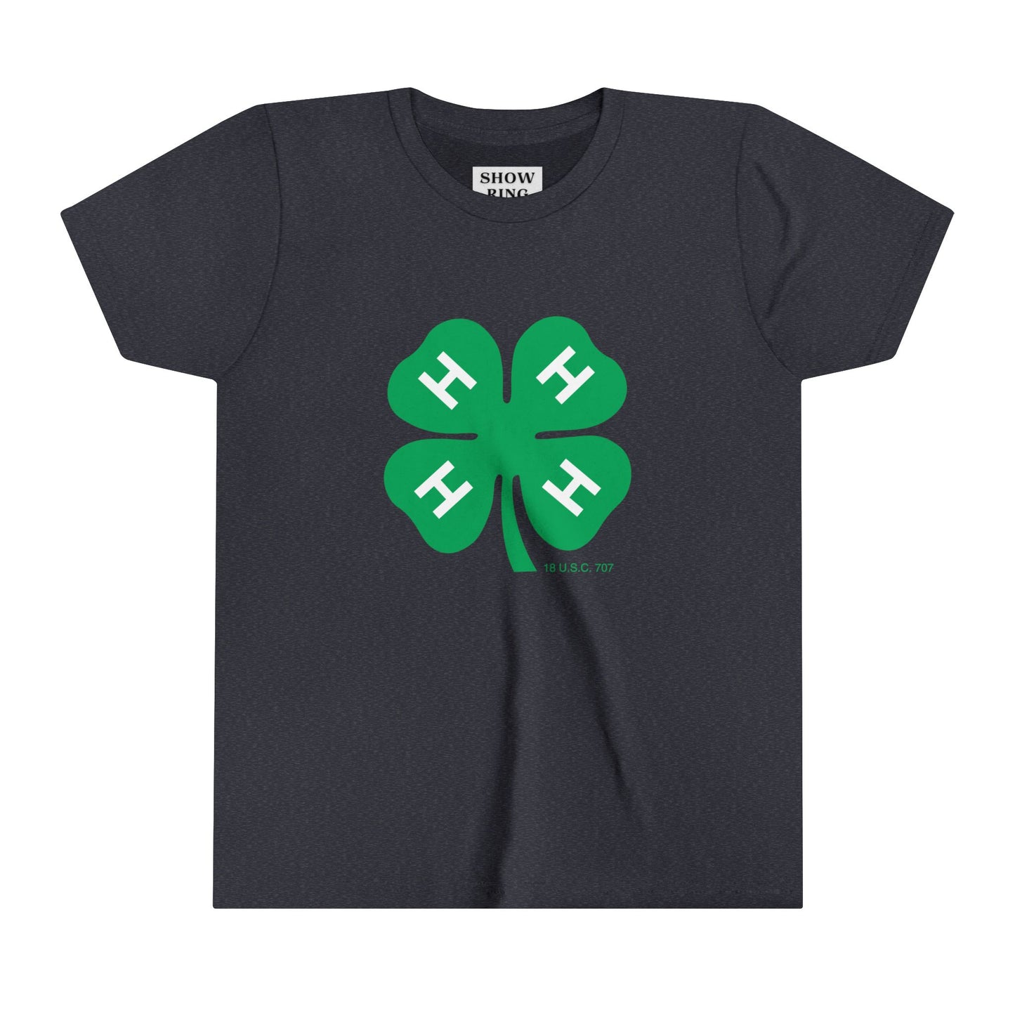 Youth Short Sleeve Tee With 4-H Logo