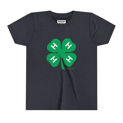 Youth Short Sleeve Tee With 4-H Logo