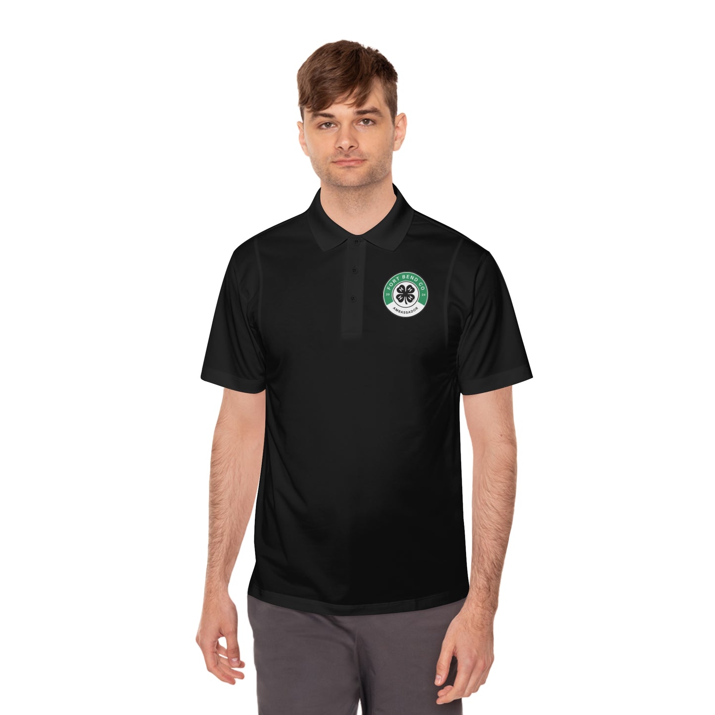 Men's, Women's, Unisex Sport-Tek Sport Polo Shirt for 4-H Ambassadors, 100% polyester