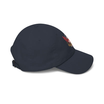 Patriotic Eagle Dad Cap — Classic USA Crest Baseball Hat | Vintage 1776 - 2026 Americana