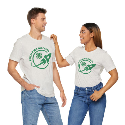 Adult Rose-Rich 4-H Rocketry Club Tee, Unisex T-Shirt
