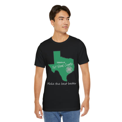 Fort Bend County 4-H Tee - Texas Pride Shirt, 4-H Apparel, Casual Everyday Wear, Fort Bend County 4-H