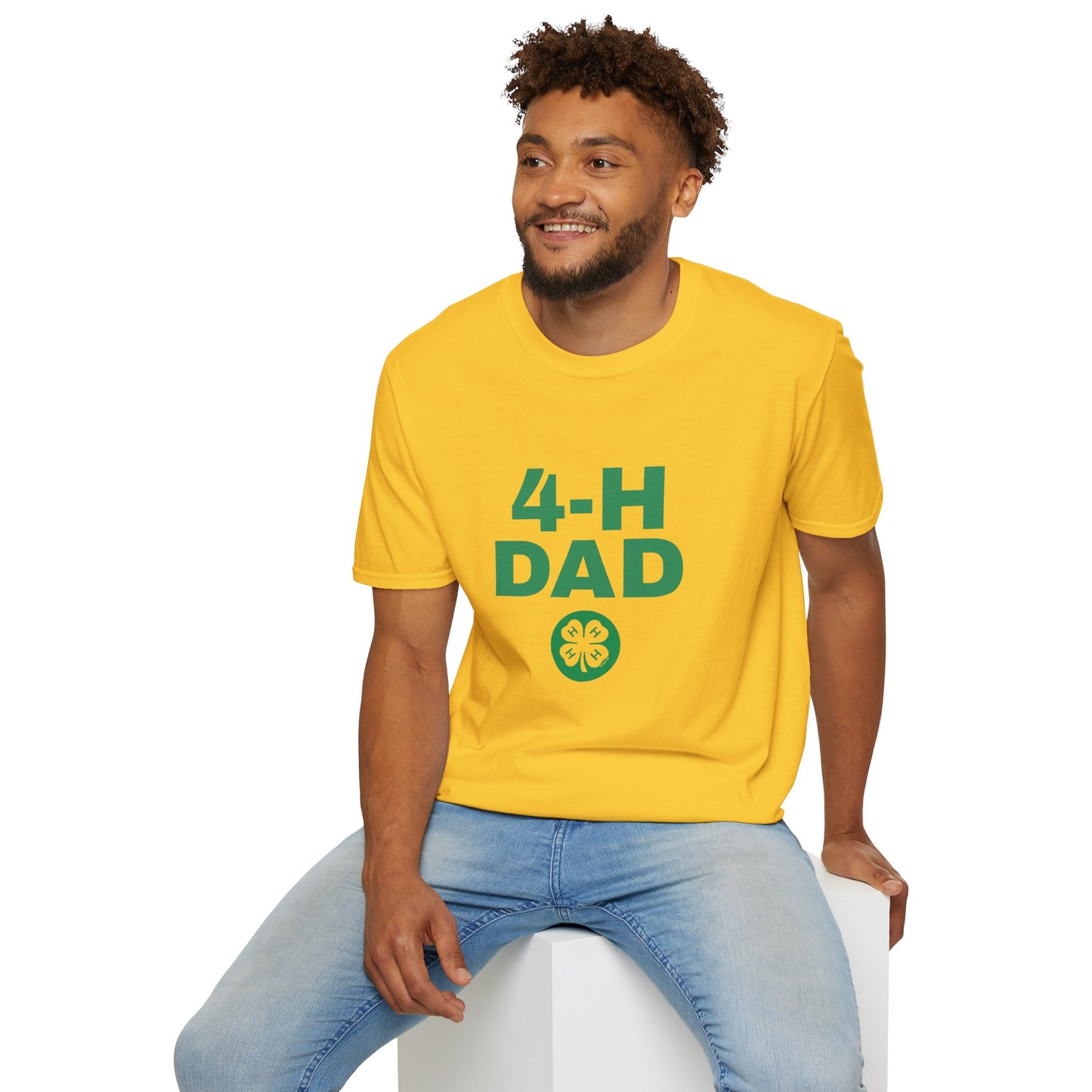 4-H Dad's Shirt - Unisex Softstyle T-Shirt