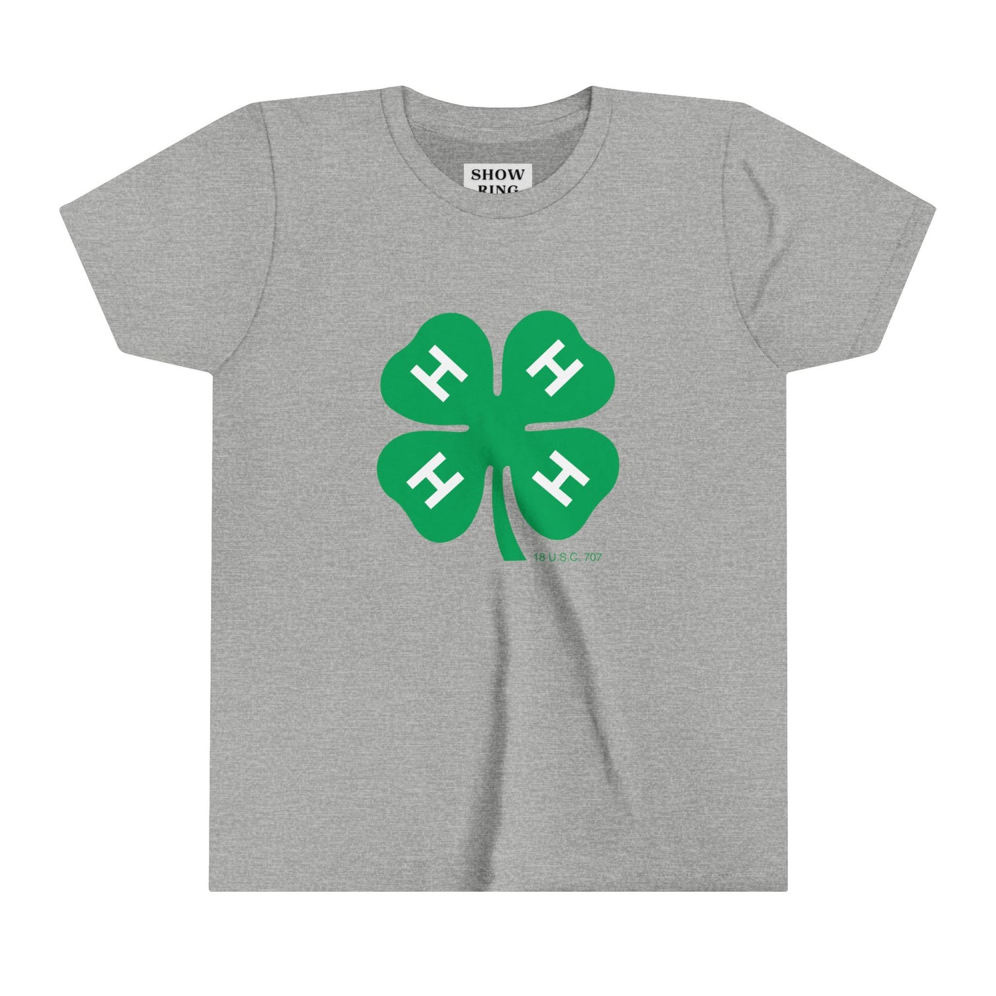 Youth Short Sleeve Tee With 4-H Logo