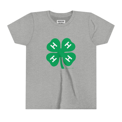 Youth Short Sleeve Tee With 4-H Logo