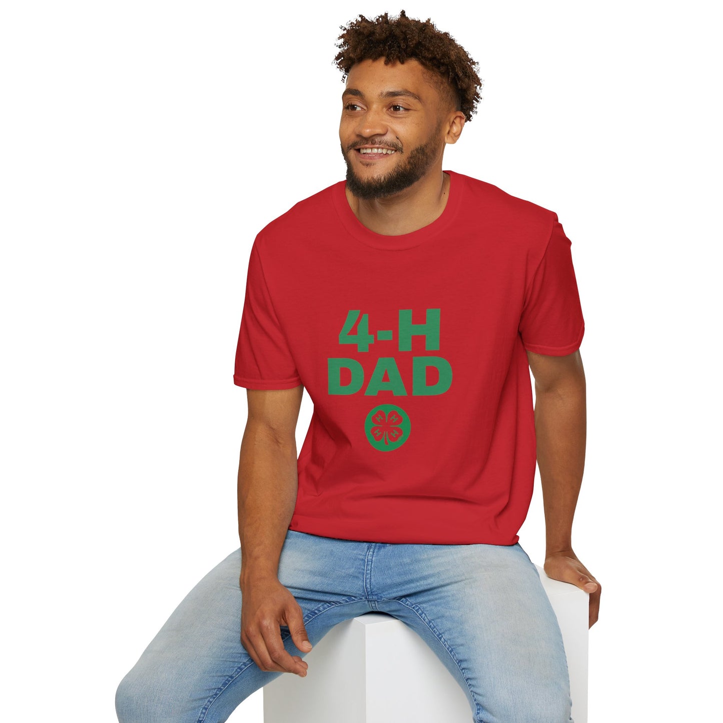 4-H Dad's Shirt - Unisex Softstyle T-Shirt