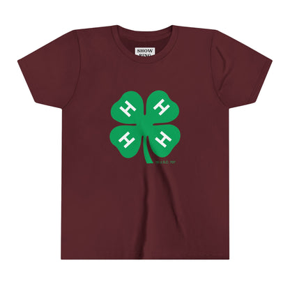 Youth Short Sleeve Tee With 4-H Logo