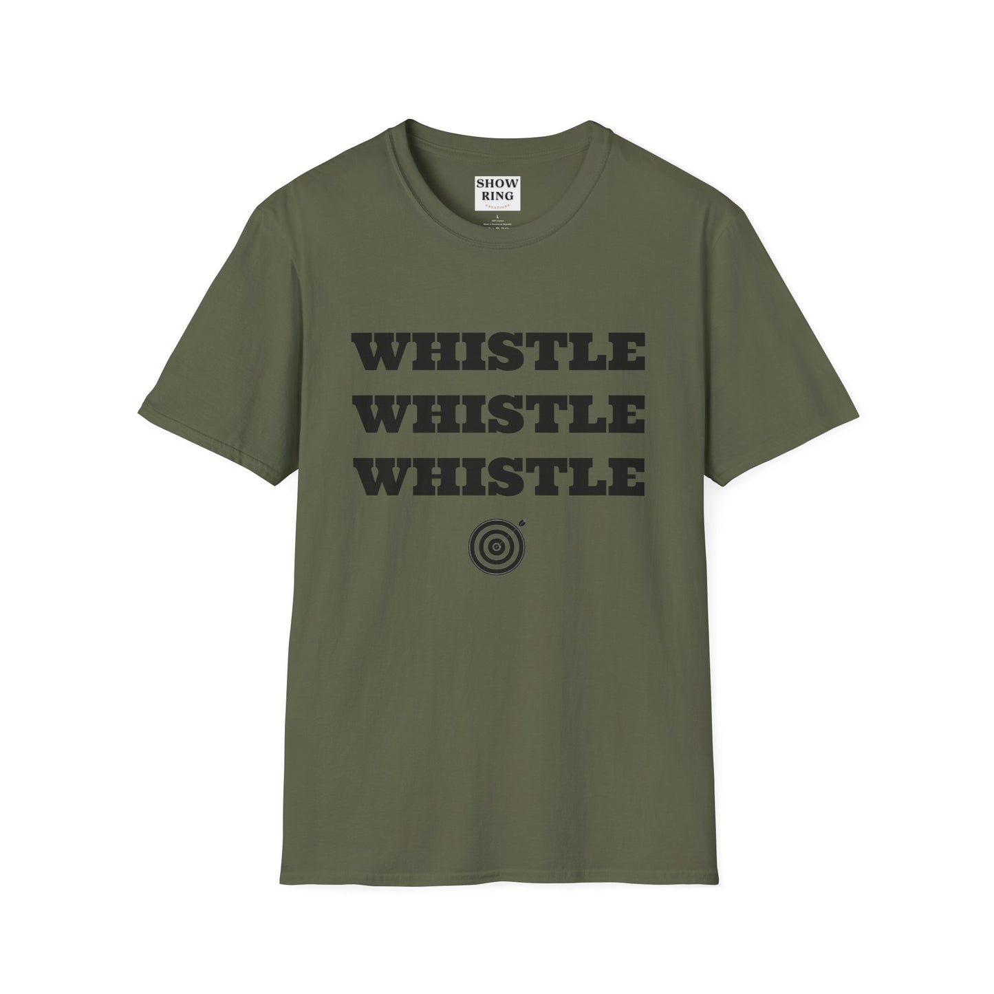 Archers Know:  Whistle, Whistle, Whistle - Unisex Softstyle T-Shirt for Men, Women & Kids